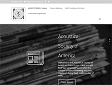 Tablet Screenshot of acoustics.org